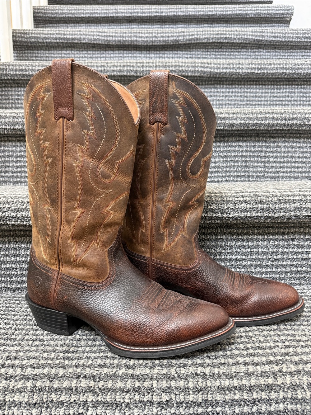 Ariat Western Leather Cowboy Boots 10